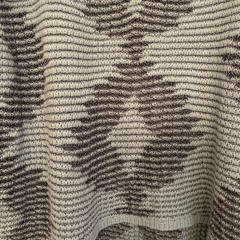 NWT - Ruby Rd. Teal/Gray Light Weight Sweater - Picture 4 of 4
